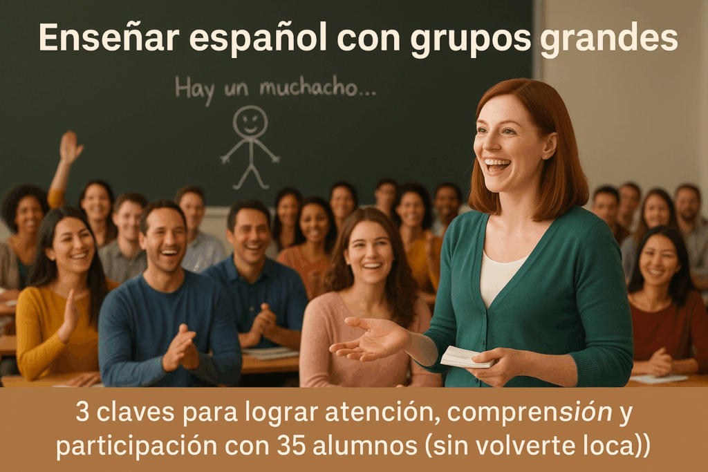 Enseñar español con grupos grandes Didáctica de ELE